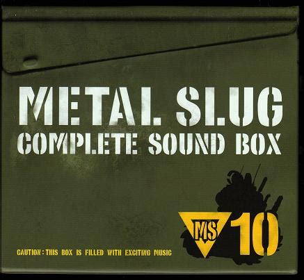 various artists metal slug complete sound box|Metal Slug Complete Sound Box.